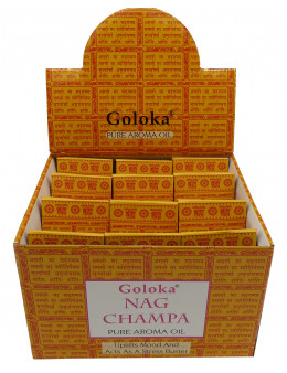 Huile parfumée Goloka 10 mL - Nag Champa Huile parfumée Goloka 10 mL - Nag Champa