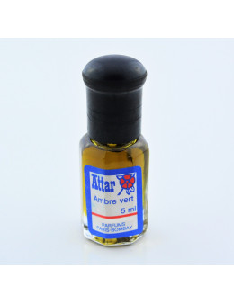Essence concentrée d'Inde - Ambre Vert - 5mL - Inde