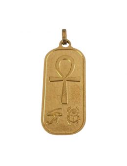 Pentacle d'Hathor + Croix d'Ankh - Médaille talismanique