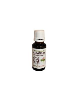 Huile essentielle de Géranium 20 ml avec Compte-gouttes
