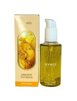 Immunité Naturelle - Huile de massage artisanale Adorée - 150 mL