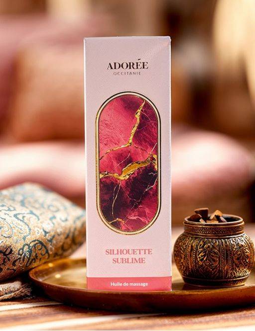 Silhouette Sublime - Huile de massage artisanale Adorée - 150 mL Silhouette Sublime - Huile de massage artisanale Adorée - 150 mL