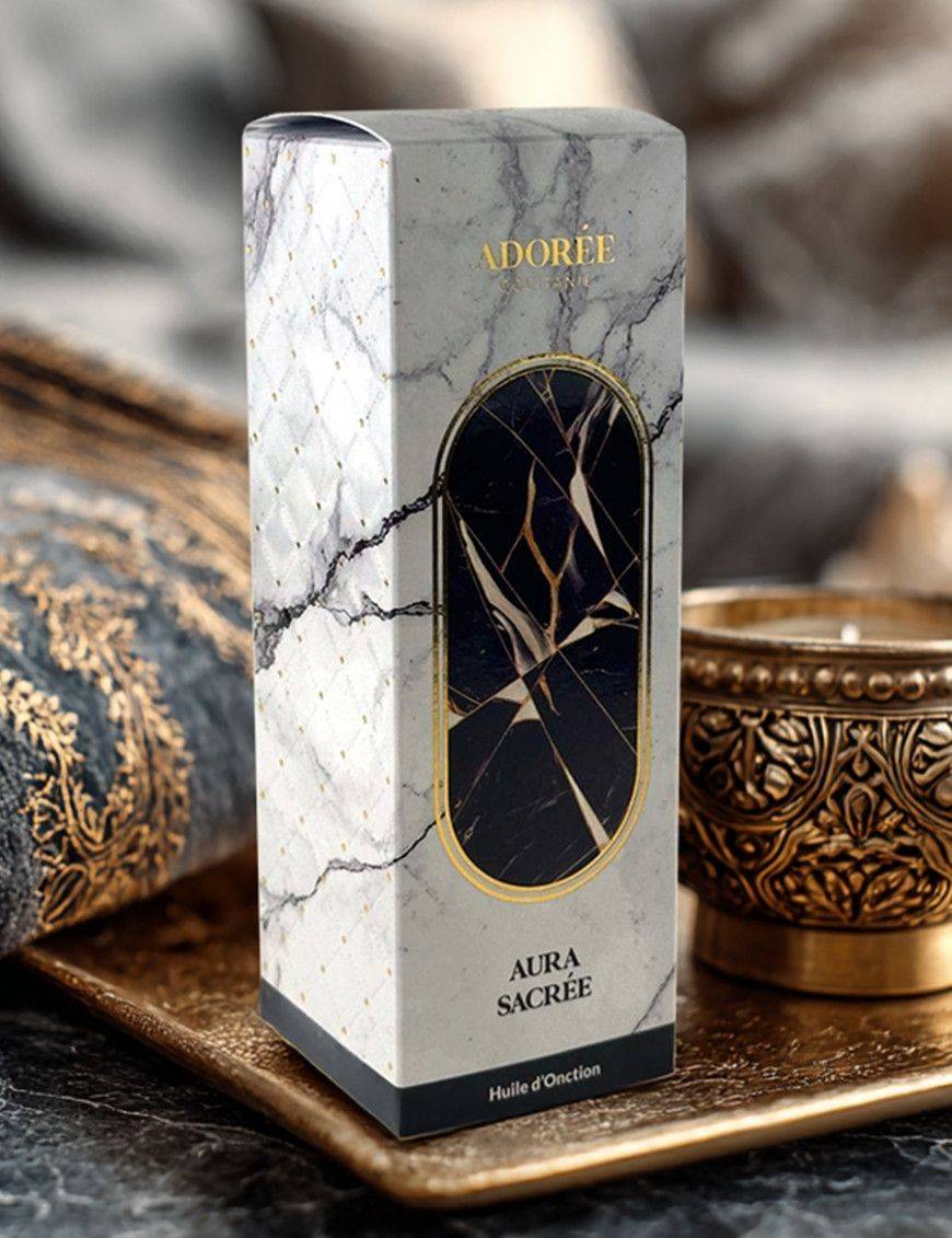 Aura Sacrée - Huile d'Onction Energétique artisanale Adorée - 150 mL