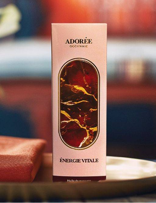 Energie Vitale - Huile de massage artisanale Adorée - 150 mL Energie Vitale - Huile de massage artisanale Adorée - 150 mL