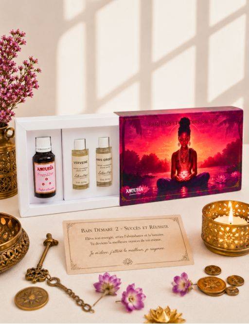 Bain Démaré - Succès et Réussite - 2e bain - Coffret de Parfums Anoudia Bain Démaré - Succès et Réussite - 2e bain - Coffret de Parfums Anoudia