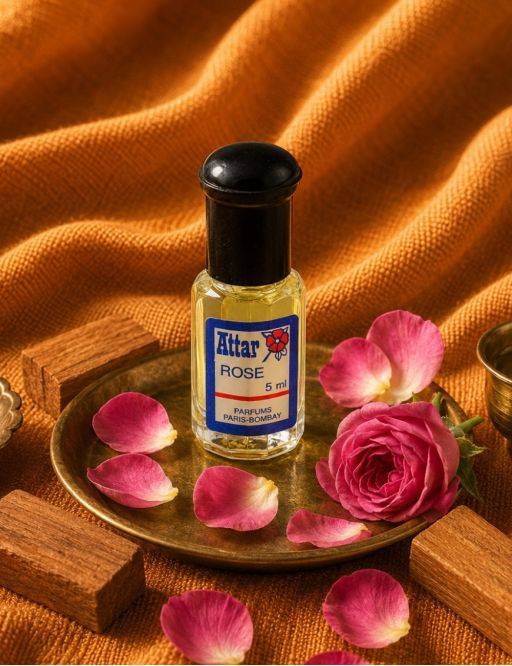 Essence concentrée d'Inde - Attar - Rose - 5mL