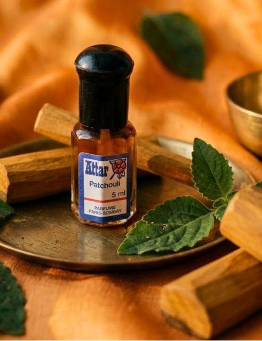 Essence concentrée d'Inde - Attar - Patchouli - 5mL Essence concentrée d'Inde - Attar - Patchouli - 5mL