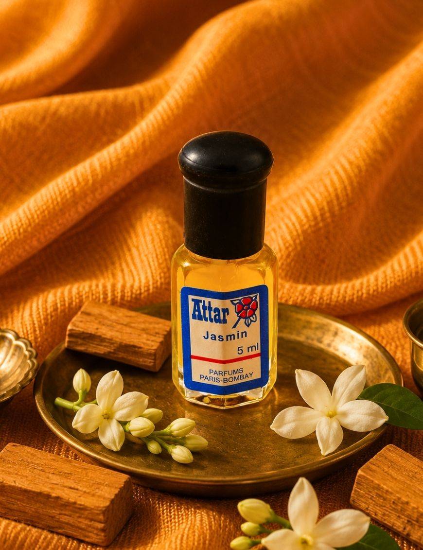 Essence concentrée d'Inde - Attar - Jasmin - 5mL