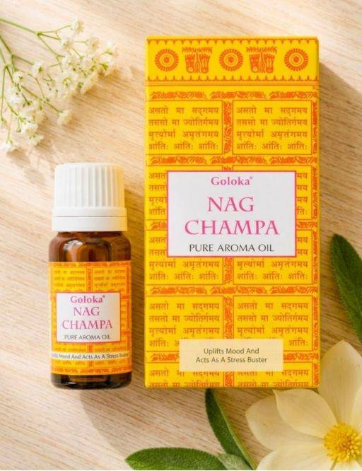 Huile parfumée Goloka 10 mL - Nag Champa Huile parfumée Goloka 10 mL - Nag Champa