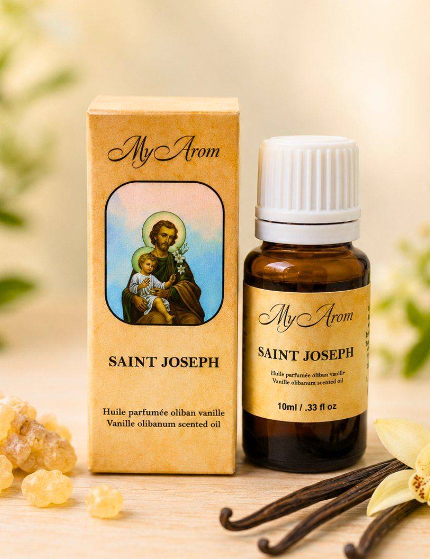 Huile Parfumé Providence Saint Joseph - Vanille Oliban - 10 mL