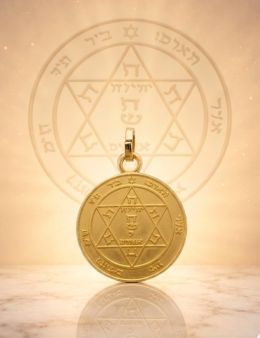 Pentacle de Mars - Médaille talismanique - 3cm