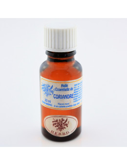 Huile essentielle de Coriandre 20 ml avec Compte-gouttes Huile essentielle de Coriandre 20 ml avec Compte-gouttes