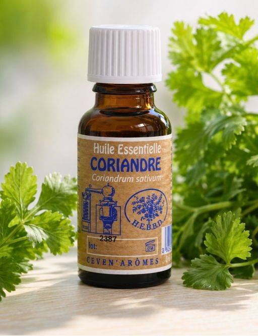 Huile essentielle de Coriandre 20 ml avec Compte-gouttes Huile essentielle de Coriandre 20 ml avec Compte-gouttes