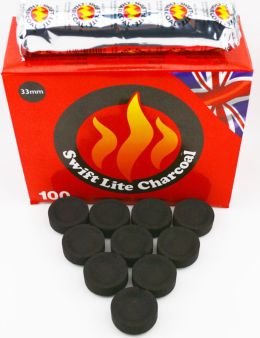 Charbon 33 mm - Swift Lite - Qualité Supérieure - Rouleau 10 charbons