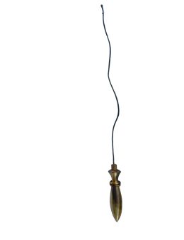 Pendule divinatoire égyptien en métal avec fil