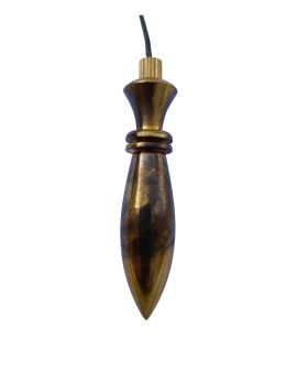 Pendule divinatoire égyptien en métal avec fil
