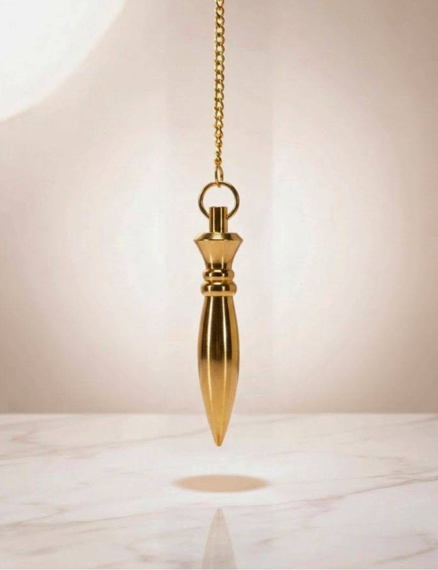 Pendule égyptien doré petit format | Radiesthésie