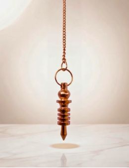 Pendule Isis égyptien cuivre petit format | Ondes de forme