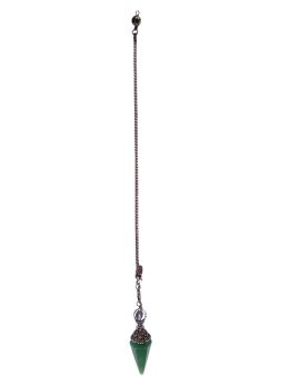 Pendule cône Aventurine Verte 6 faces