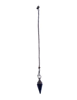 Pendule cône Sodalite 6 faces