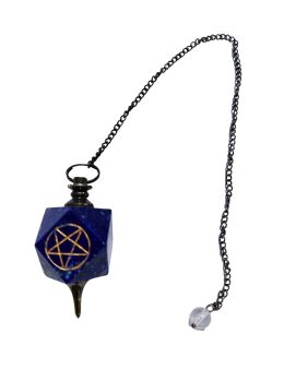Pendule divinatoire - Sodalite gravée