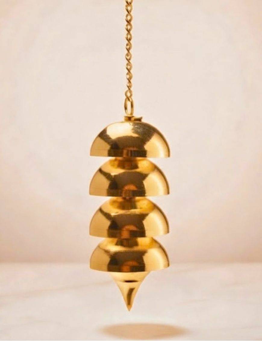 Pendule de Radiesthésie Osiris Doré