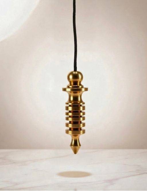 Pendule Isis doré petit modèle avec témoin