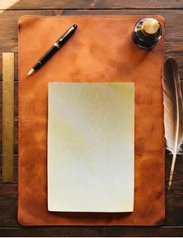Parchemin chèvre A6 fait main : peau robuste pour rituels