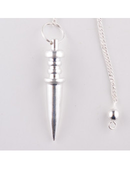 Pendule métal Egyptien avec chaine argentée