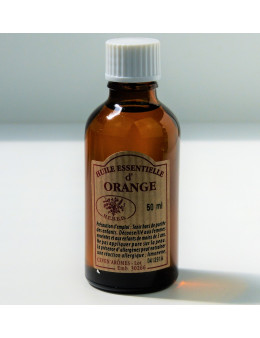 Huile essentielle d'Orange douce 50 ml avec Compte-gouttes