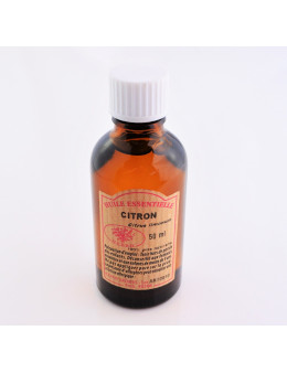 Huile essentielle de Citron 50 ml avec Compte-gouttes