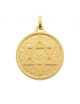 Pentacle de Salomon / Etoile de David - Médaille talismanique - 3cm